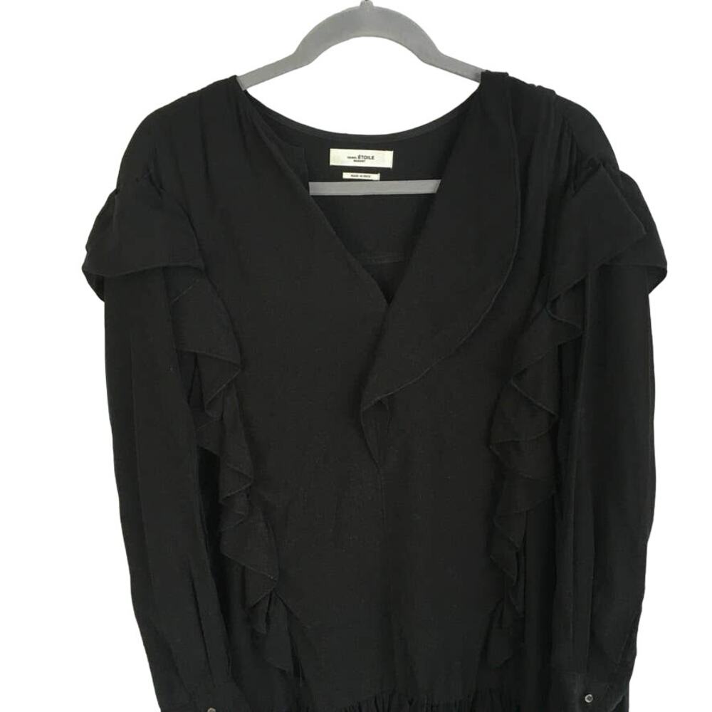 Isabel Marant Wedy Ruffle Mini Dress - Picture 4 of 10